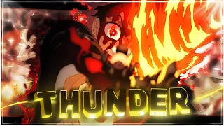 Thunder⚡- Tanjiro Kills Hantengu "Demon Slayer S3" [EDIT/AMV]- Alight Motion Edit📲