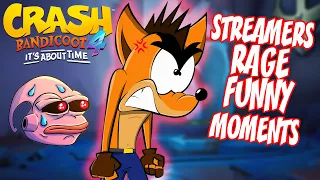 Streamers rage at Crash Bandicoot 4: It's About Time ⏱️ funny moments