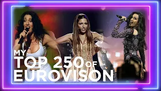 MY TOP 250 - Eurovision Song Contest (of all time)