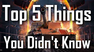 | Top 5 Things YOU Didn't Know | Rikitikitave | World of Tanks Console | WoT Console |