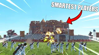 Can 100 Players Defeat the SMARTEST Players in Rust?