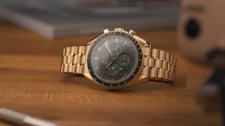 The Omega Speedmaster Moonwatch In Moonshine Gold | A Week On The Wrist