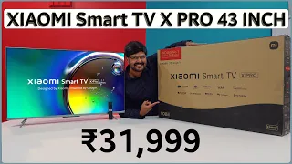 📺 Xiaomi Smart TV X PRO - Unboxing and Review: 43 Inch 4K Dolby Vision IQ, Far Field Mics & More..🔥