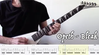 Learn to play Opeth - Bleak (intro riff with tabs)