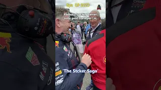 Redbull Vs Ferrari - The sticker game