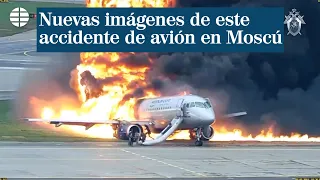 Revelado el impactante vídeo del accidente de este avión en Moscú | EL MUNDO