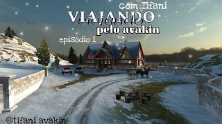 vlog : Viajando pelo Avakin ✈️ ep 1 Tifani avakin / avakin life