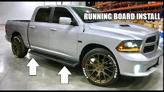 How to Install iBoard Running Boards on Your Truck! - RAM 1500 2500 3500