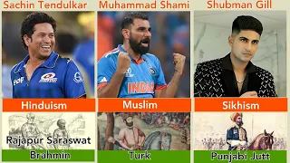 Indian cricketers real cast | Caste of Indian cricketers | Famous Indian players caste