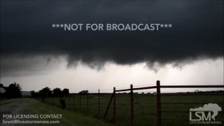 05-16-2017 Clinton, OK - Supercell Rotation 8x Speed