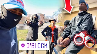 WE  GOT ARRESTED IN O'BLOCK CHICAGO !! 😳👮🏻‍♂️