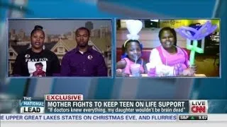 Mother fights for teen on life support