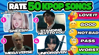 RATE THE KPOP SONG 😍🤔🤐 |TIER LIST KPOP SONGS ✅| WOW KPOP GAMES | KPOP QUIZ 2024