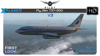 [X-Plane 11] FlyJSim 732 TwinJet v3 | KSFO ✈ KFAT | First Look