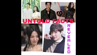 UNTOLD FACTS ! Lee Min Ho & Song Hye Kyo "TRUE RELATIONSHIP" Finally REVEALED 😱😲