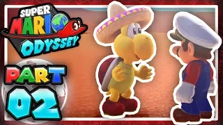 Super Mario Odyssey: Part 2 - Sand Kingdom! 100% (Let's Play)