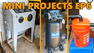 Setting up a (Relatively) Inexpensive Blast Cabinet/Compressor/Dust Collector (Mini Projects Ep.6)