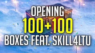 Opening 100+100 Loot Boxes feat. Skill4ltu | World of Tanks Christmas Loot Boxes 2019 / 2020