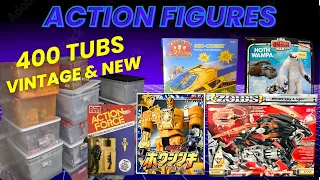 Unboxing 400 Tubs of Action Figures 1980's Oddball 80's 90's Toys: Part 44