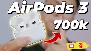 Nhanh thật đấy, AirPods 3 đã có hàng PHA-KE nhìn như thật giá chỉ 700K | GENZ