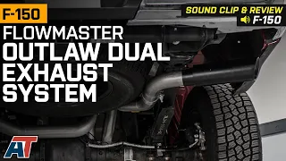 2021-2023 F-150 Flowmaster Outlaw Dual Exhaust System with Black Tips Review & Sound Clip