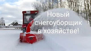 Роторный снегоуборщик на минитрактор DONGFENG 244//Обзор//Первое впечатление