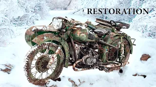 Восстановление Легендарного мотоцикла "Урал" | Из грязи в Князи | Ремонт и Реставрация