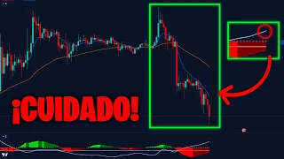 ¡CUIDADO! BITCOIN ESTA CAYENDO 😰 (Debes Verlo...) Analisis con estrategia de TRADINGLATINO