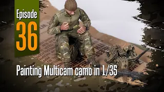 Off the Sprue | Painting Multicam camo in 1/35