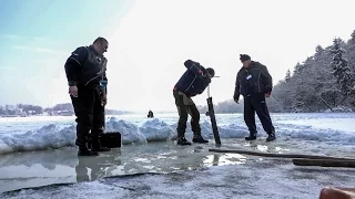 Как прорубь на Крещение готовят