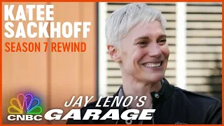 Jay & Katee Sackhoff Ride Electric Motorcycles | Jay Leno's Garage 7 Rewind