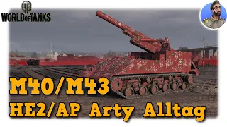 World of Tanks - M40/M43 HE2/AP - Arty Alltag auf Tier 8