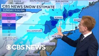 Millions across Northeast bracing for winter storm. Here's the forecast.
