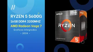 Ryzen 5 5600G & 16GB DDR4 3200Mhz - Test en más de 50 Juegos en 2024 -