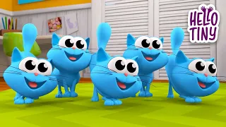 Five Little Kittens and More! | Nursery Rhymes for Kids | Hello Tiny | Animaj Kids