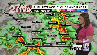 Scattered storms possible through Tuesday, rest of week dry and sunny