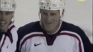 Brett Hull Goal - USA vs. Germany, 2002 Olympics QUARTERFINALS
