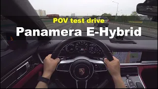 Porsche Panamera E Hybrid POV test drive