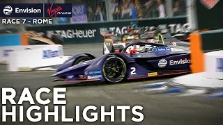 Formula E Rome E-Prix Race Highlights! (Envision Virgin Racing)