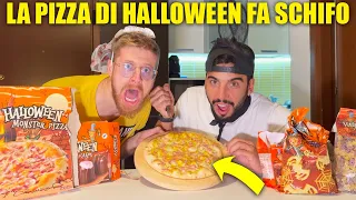 PROVIAMO TUTTO IL CIBO DI HALLOWEEN DEI SUPERMERCATI - QUANTO FA SCHIFO LA PIZZA CON LA ZUCCA?