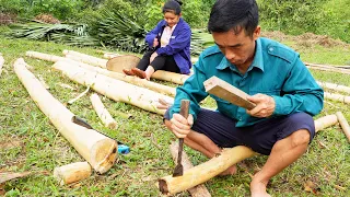 Diary Of Building A New Life: Dwarf Family Build A Wooden House In The Forest