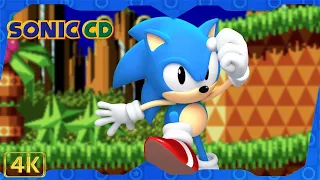 Sonic the Hedgehog CD: Restored ⁴ᴷ Full Playthrough (All Time Stones, Sonic gameplay)