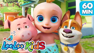 Animal Sounds + A 1 Hour Compilation of Children's Favorites - Kids Songs by LooLoo Kids