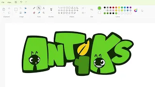 How to draw the Antiks logo using MS Paint | How to draw on your computer