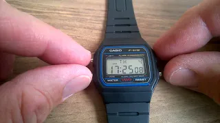 Casio F 91W Watch - Hidden Features From This Retro 90's Watch