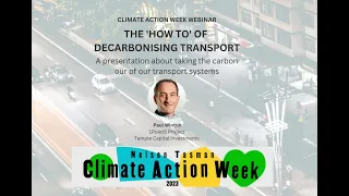 Paul Winton and the 1.5° Project – How to decarbonise our Transport system?