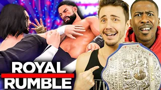 WWE 2K22 Royal Rumble But We Draft 10 Superstars Each!