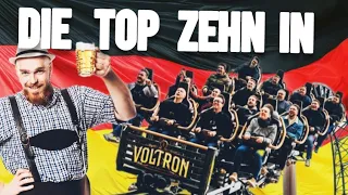 Die Top 10 Achterbahn in Deutschland 2024  [Mit Voltron]