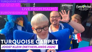 Turquoise Carpet 2024  - Joost Klein (Netherlands) | Eurovisionfun