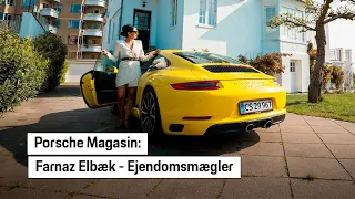 Liebhaver-mægler Farnaz Elbæk: Køreglæden ved en gul Porsche 911 Carrera S